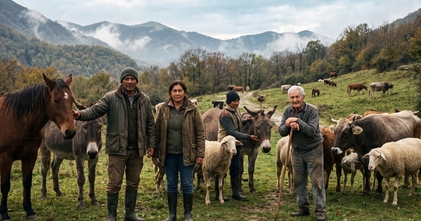 Casting uomo o donna 50-70 anni e animali con proprietari per film in Toscana