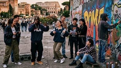 Casting comparse giovani street style per cortometraggio studentesco a Roma