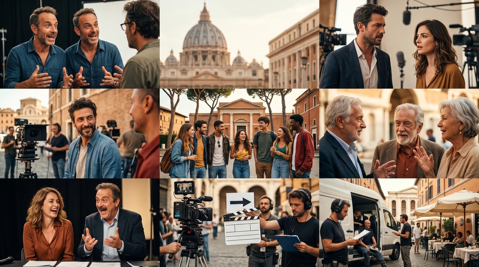 Casting attori, attrici, gemelli e comici tra 18 e 80 anni per trasmissione televisiva a Roma
